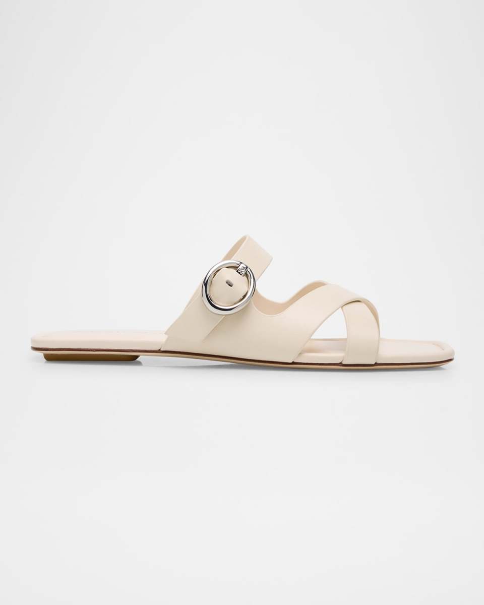 Villa Leather Slide Sandals